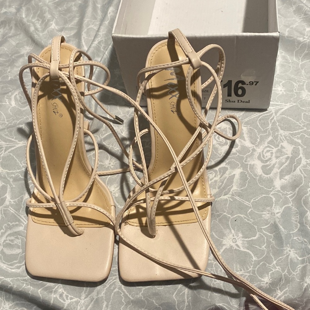 lace up heels